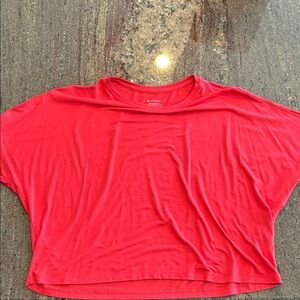 Athleta Women’s With Ease Crop Tee Sz M Punch